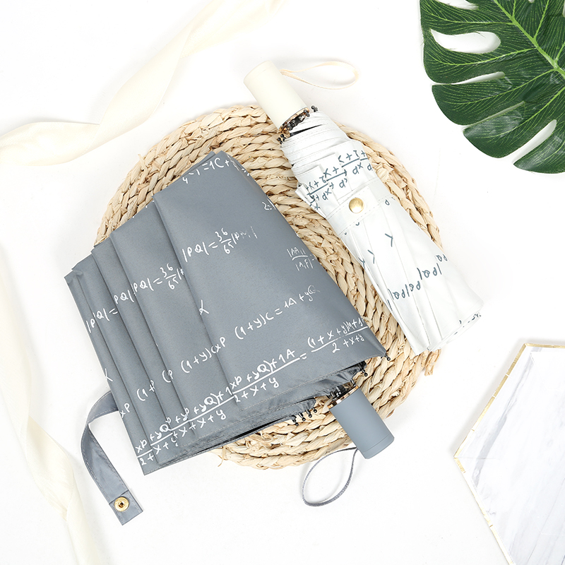 10-bone fully automatic sunny umbrella ins sinology dual-purpose triple-folding male and female student double sunshade anti-UV