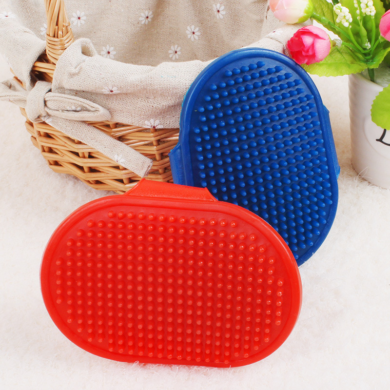 Pet pooch Bath Brush Cat Massage Brushed Large Dog Rubbing with Divine Instrumental Comb Brush for cool gloves washing dog brushes