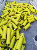 Polyurethane ground wheel Tug Ground roller Polyurethane support rope wheel Pressure rope wheel Mining track wheel Nylon pulley rail