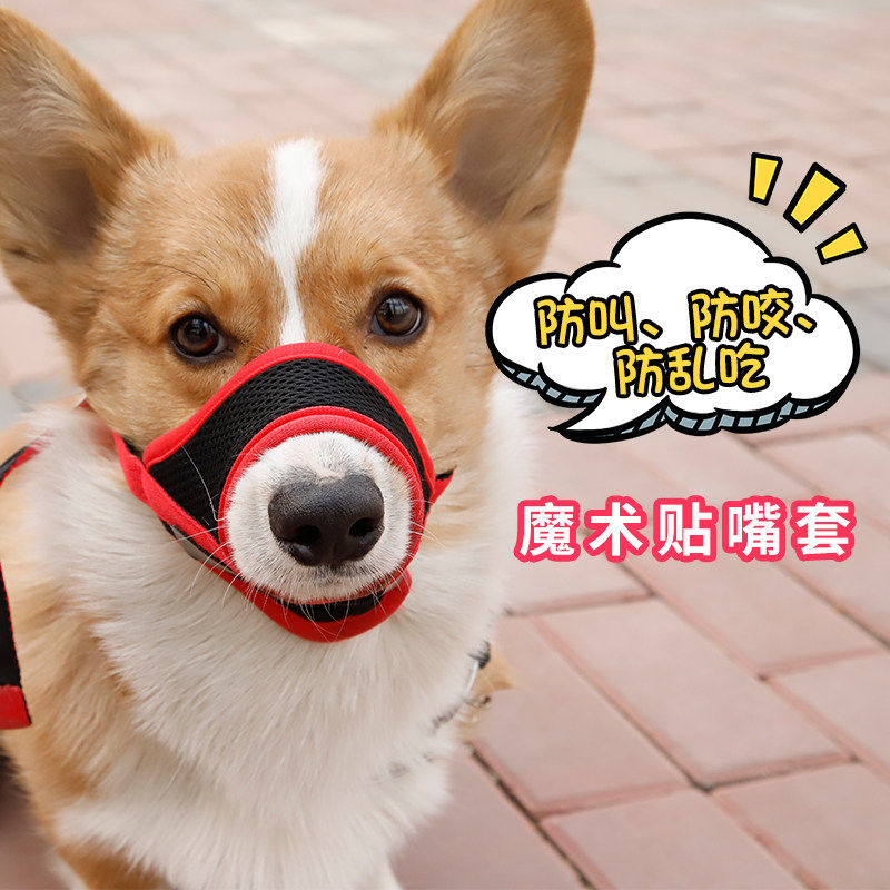 Dog mouth jacket to eat anti-bite dog mask large anti-dog bark taddy cat pet supplies