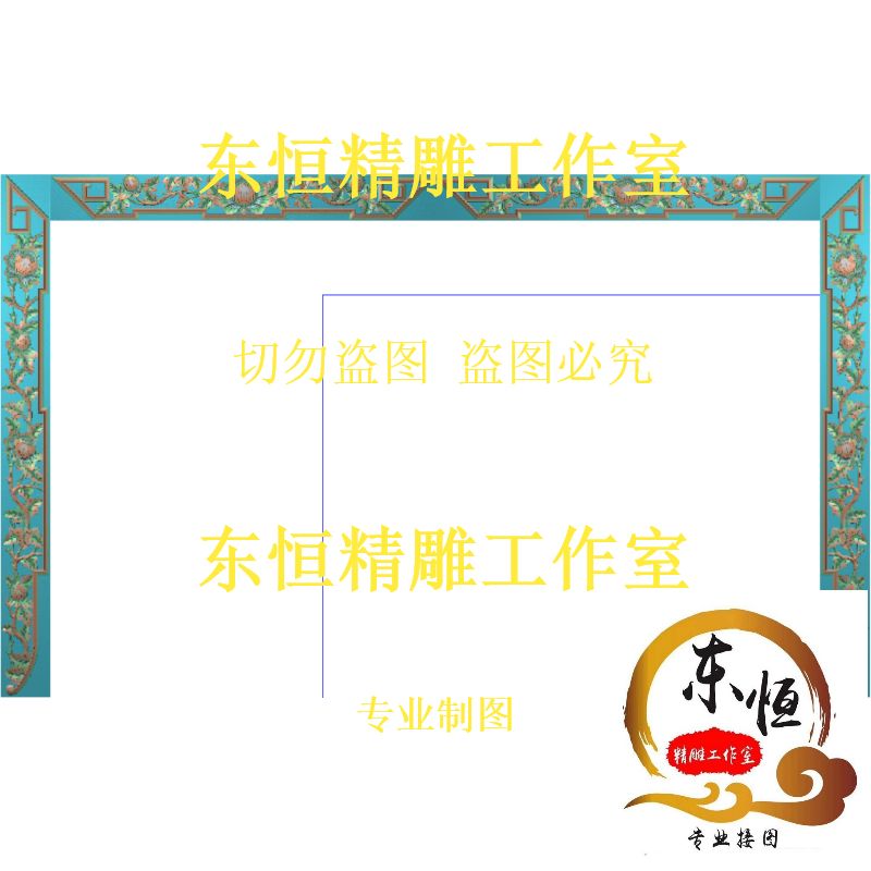 Fine carved drawing relief hanging floor cover window landscape flowers and birds hibiscus foreign flower shaking head Lotus peony family Hall frame QG24