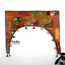 Indian Import Tapestry Door Curtain Hand Embroidered Door Embroidered Curtain Cloth Art Home Yoga Hall Decoration Multi-section 100 * 80