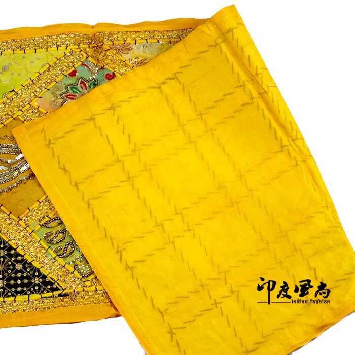 Thời trang Ấn Độ nhập khẩu tấm thảm thêu nhà kiểu thêu tay gió dân tộc trang trí tường yoga treo rèm 150 * 50 thảm treo tường thổ cẩm