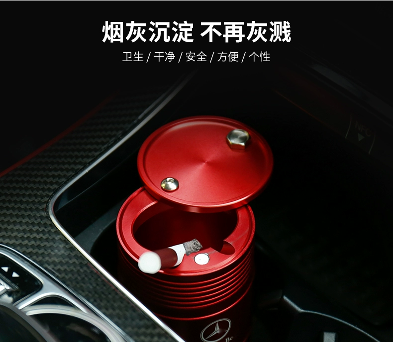 Xe Ashtray Sáng tạo Phổ quát Nội thất Xe Ashtray Bao phủ Ashtray Cá tính Xu hướng Phụ kiện xe hơi - Ô tô nội thất Accesseries