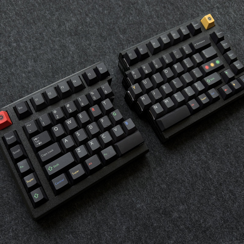Wk Split 89 Features Wireless 2.4g Split-Key Customization Combo+Tap_Dance+Macro