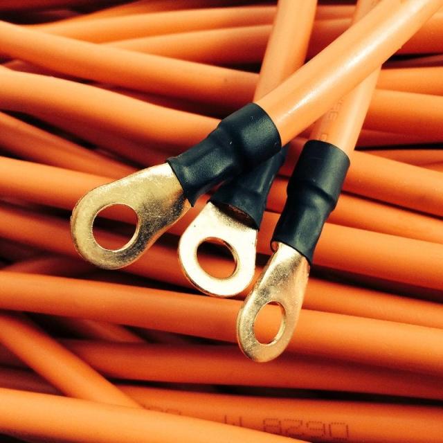 25 Squared Fire Bull line Image electrowelded to supply the subline fire bull line with acid-resistant, orange red fire bull line
