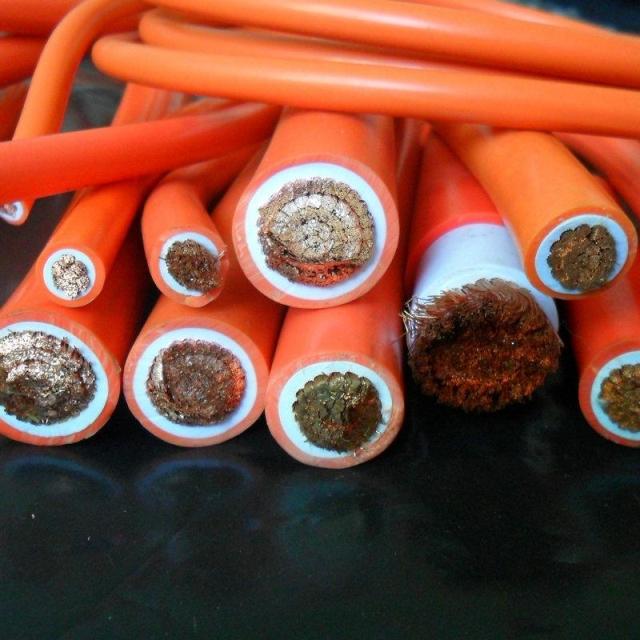 Supply of electroplating acid-resistant bull wire, double solder wire, welder cable, 120 square welding wire