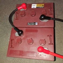 Battery connection line 25 square pure copper wire Sightseeing car battery series line UPS power series line