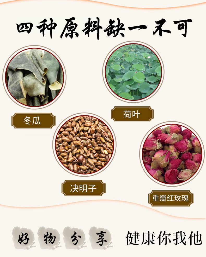 【南学旗舰店】冬瓜荷叶茶叶120g