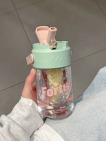 Высококачественный портативный летний милый стакан со стаканом для школьников, 2022