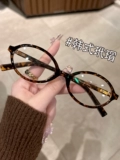 Чжан Юанинг и те же очки для девушки Miu Book Nerd Myopic Myopia может предотвратить синий свет ретро и тонкий, тонкий зеркальный рам