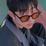 Желтые солнцезащитные очки, изысканный стиль, в корейском стиле, популярно в интернете