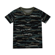 【110-160】男女童迷彩短袖T裇
