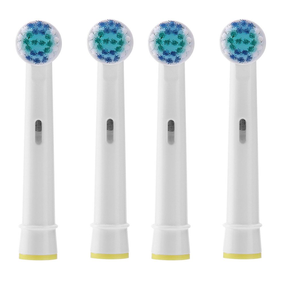 Adult youth rotary electric toothbrush universal small round head toothbrush head DuPont bristles gradient color soft bristles