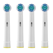 Adult Teen Rotating Electric Toothbrush Universal Small Round Head Toothbrush Head DuPont Brush Hair Gradient Color Soft Brushed Hair