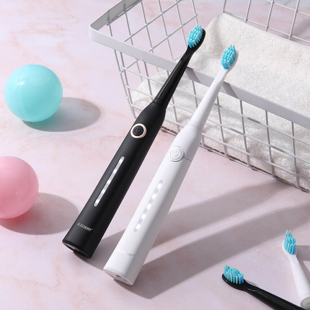 Household adult intelligent five-speed sonic vibration charging electric toothbrush