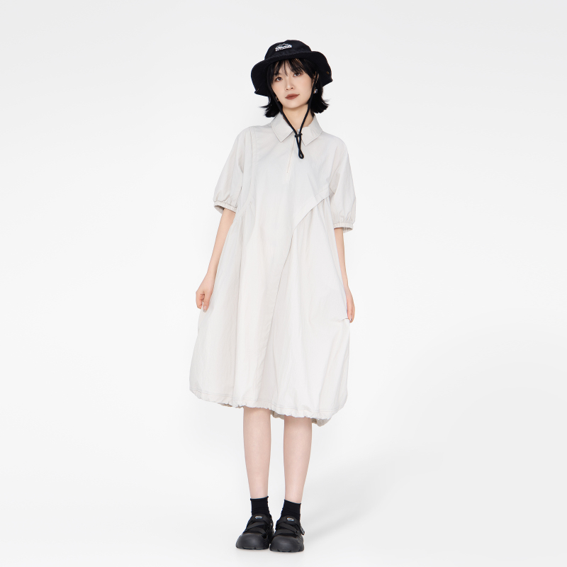 Shurui 2026 Summer New Mountain-Style Outdoor Sports Dress, Loose Fit