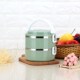 bộ 3 hộp cơm giữ nhiệt thép không gỉ lock&lock 1 người nấu ăn sưởi ấm bằng điện không bị rò rỉ hộp cơm trưa nữ cách nhiệt hộp cơm trưa xếp lớp hộp cơm trưa nhỏ và quạt cầm tay thời trang - Hộp cơm điện sưởi ấm hộp cơm cắm điện inox