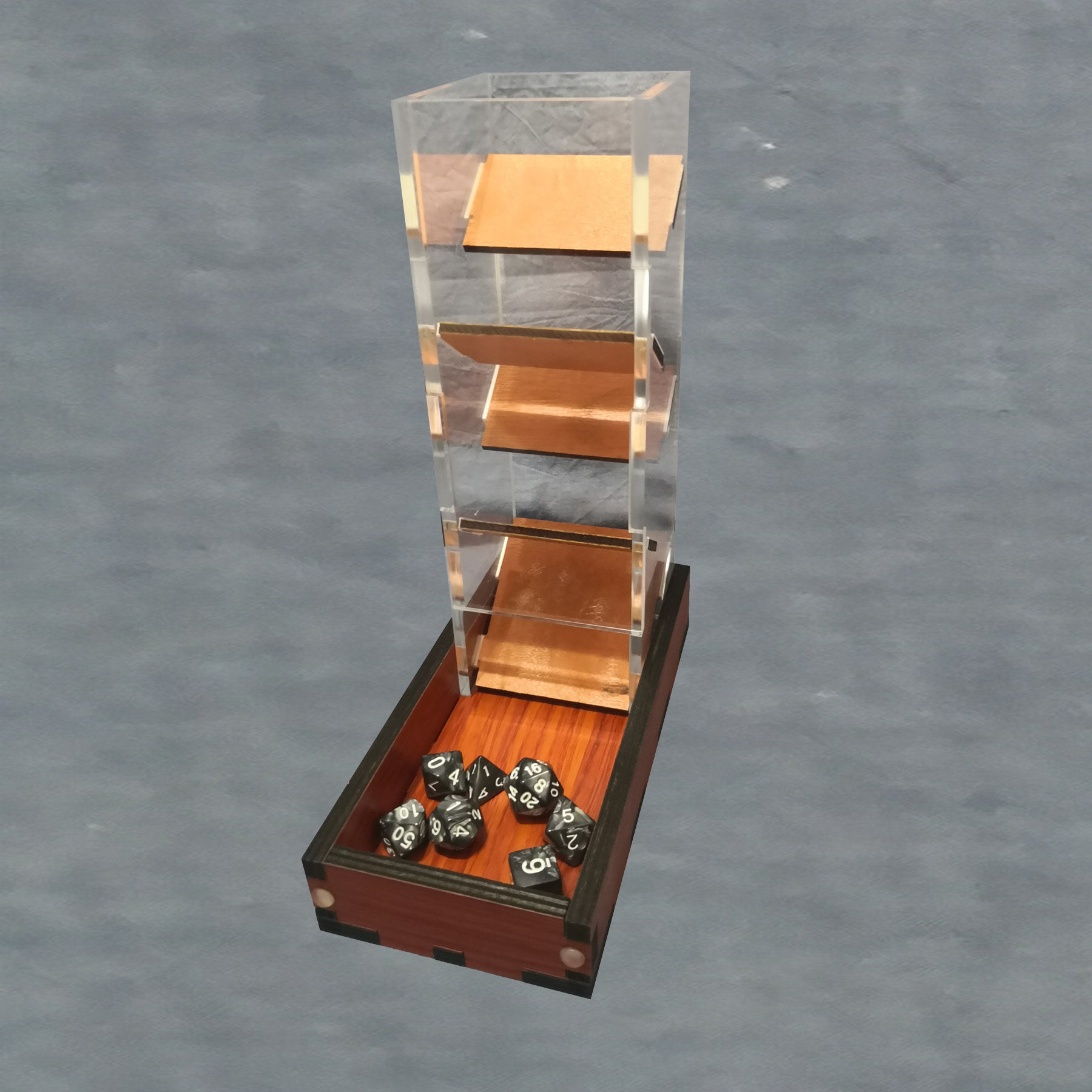 Portable dice tower TRPG running group board game universal detachable portable dice tower sieve tower