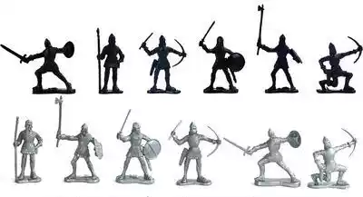Ancient Soldier Soldier model medieval soldier running group marker