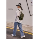 Рюкзак, модная универсальная кожаная вместительная и большая сумка через плечо, из натуральной кожи, коллекция 2023, воловья кожа