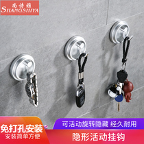 Free hole hook Strong viscose coat hook Hanger Wall hanging wall clothing activity sticky hook Kitchen door back hook