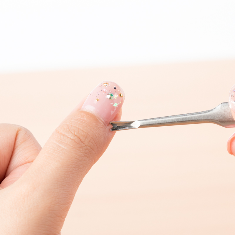 Dead Skin Removal Special Nail Tool Stainless Steel Dead Skin Removal Push Hand Dead Skin Fork Type V Dead Skin Shovel
