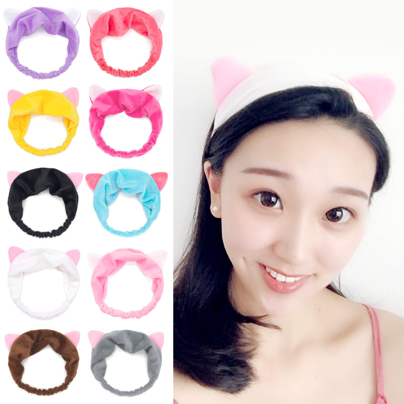 (Buy 3 Free 1) Cute styling hair band wash hair band hair towel hair hoop hair accessories wigs