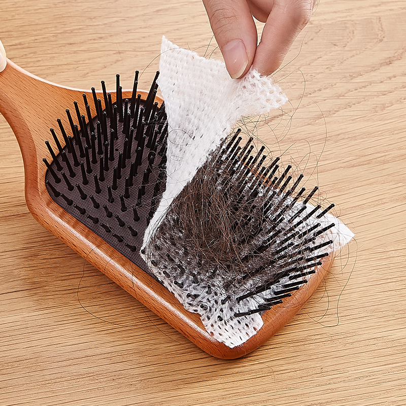 Japan imported air cushion comb female cleaning net airbag comb cloth hair cleaning artifact comb protection paper cleaning brush
