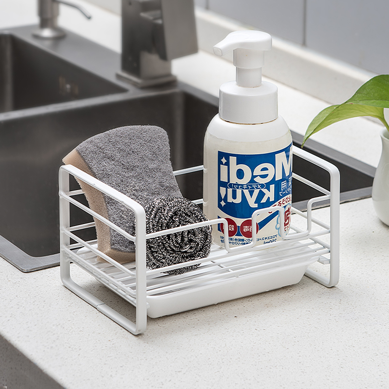 Home Pool Floor Sponge Rubbed Wire Ball Containing shelf Shelves Kitchen Sink Surface Rag Leash Shelf
