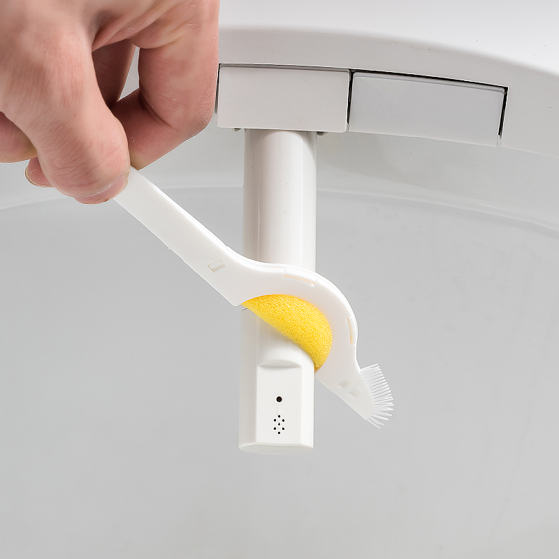 Japan LEC household smart toilet brush gap brush cleaning brush Electric toilet without dead angle soft hair nozzle brush