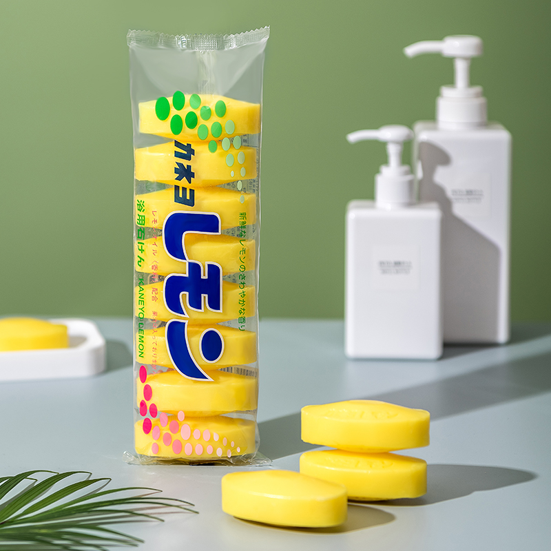 Japan imports KANEYO lemon balsamer cleaning soap washed by hand wash face cleaning face bathing meatine bath soap 8 clothes