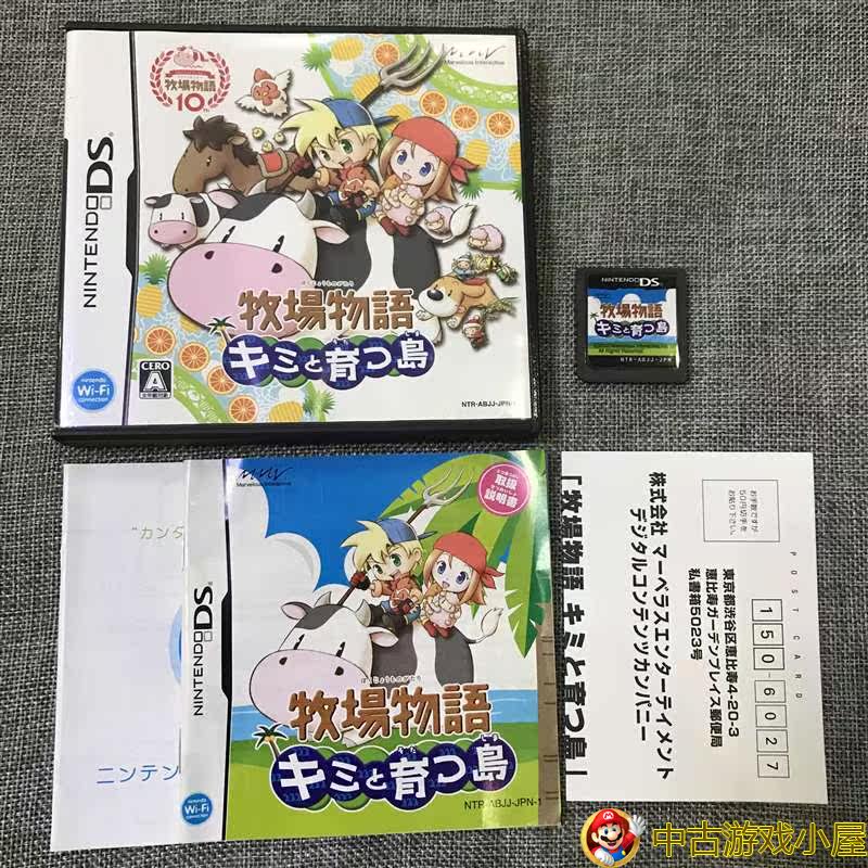 Original genuine medieval artwork NDS game 3DS playable ranch objects nurturing your small island