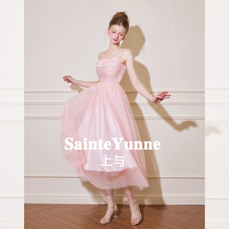 [Limited Time Discount] Sainteyunne's Long Dress with the Theme of [Flower Fairy Dream] for Spring and Summer Lq706