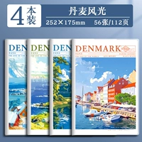 B5/56 изображений [Дания пейзажи] 4 пакета