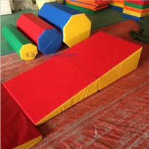 Childrens Paradise Software Triangle Slope Mat Slide Training Software Equipment Gymnastics Mat Three-section Jumping Early Education