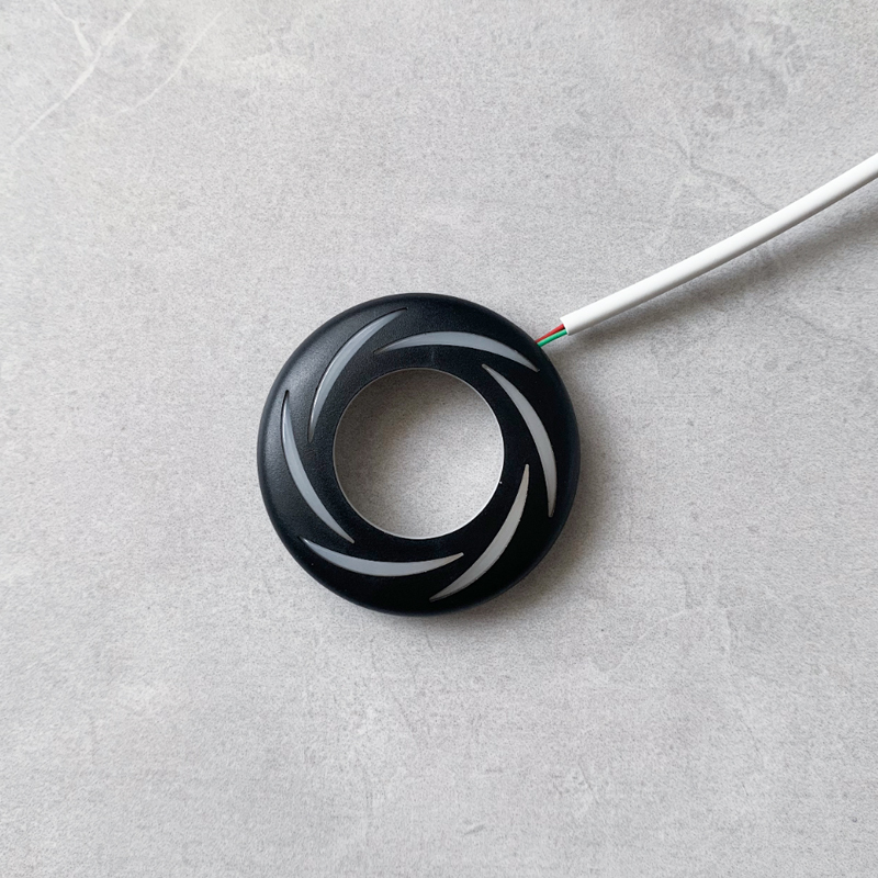 Car 1.5inch High-Pitched Light-Emitting Speaker Ring 256-Color Fantasy Full-Color Ambient Light Audio Streamer Led Light-Emitting