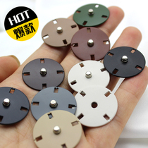 Color metal dark buckle double-sided Ni coat small fragrance tweed jacket Vest shirt Invisible snap button mother-in-law buckle