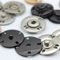 YOMOSTUDIO high-end metal invisible dark buckle fur coat double-sided Ni jacket button wool cardigan buckle