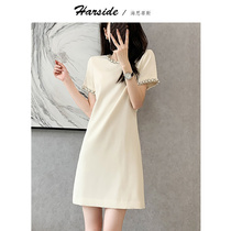 Fashion Show Slim Superior Senslian Dress Woman Summer Short Sleeve Minus Age A Character Short Skirt Small Subgown Woman Dress