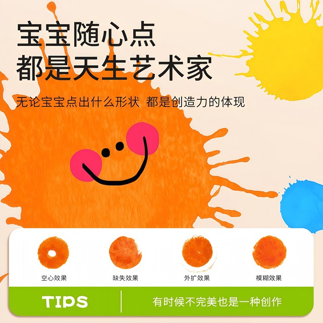 Children's Dotting Pens, Non-Toxic Watercolor Pens, 12-Color Art Drawing Pens, Water-Soluble Drawing Tools for Young Children