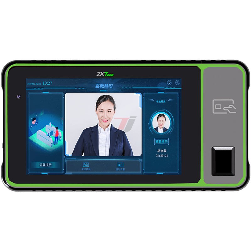 ZKTeco entropy-based technology ID500 handheld resident ID card reading machine with face comparison fingerprint to verify portable generation ID card reader