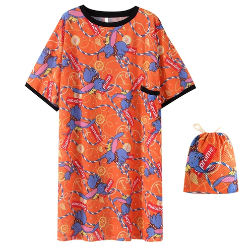 Быстросохнущий тканевый мешок, пижама, летний милый летающий слон, популярно в интернете, 2019, новая коллекция