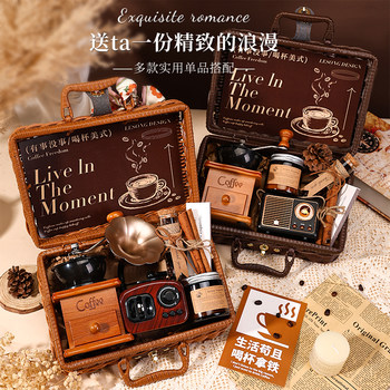 Hand Grinder Coffee Machine Birthday Gift Niche High-End Souvenir Corporate Business Annual Meeting Gift for Employees and Clients