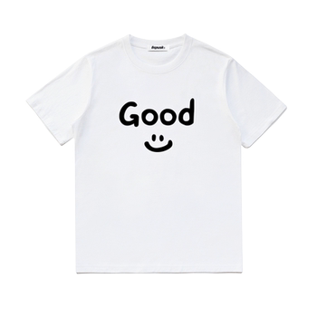 ເສື້ອຢືດ drew house 24ss smiley justin bieber in the internet celebrity with short sleeves for men and women.