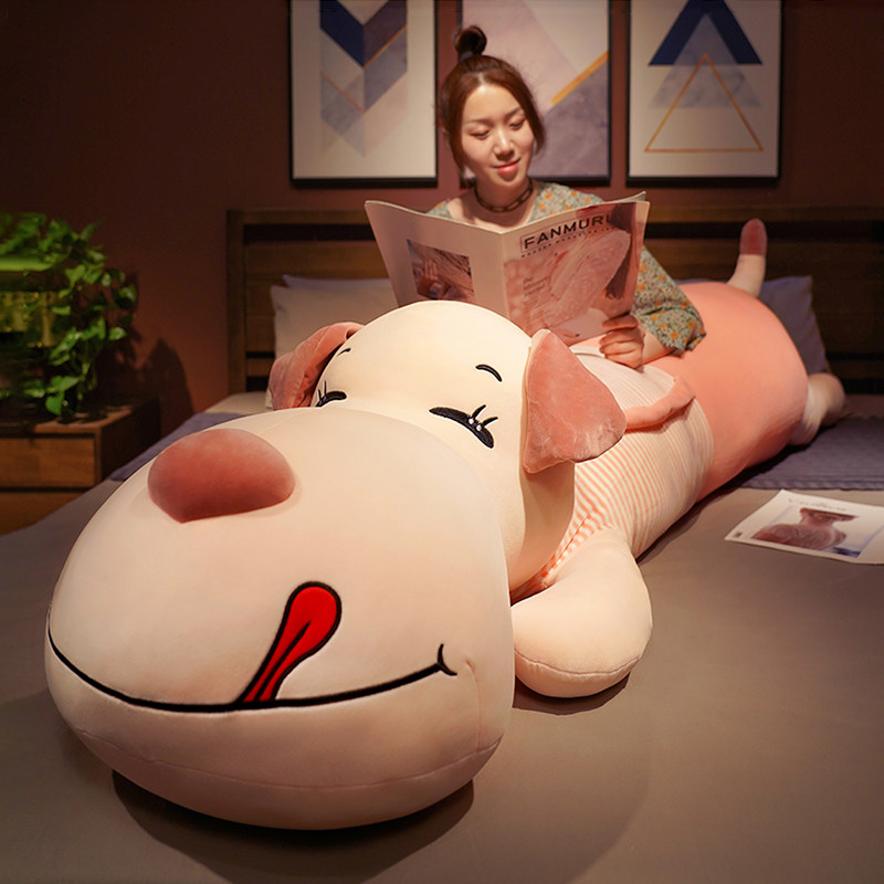 Lovely long strip cushion cushion to accompany you sleeping side sleeping legs and legs boy's bed pillow can be removed