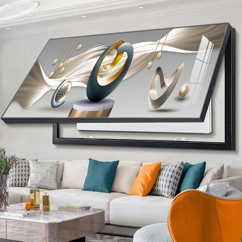 Large Size Electric Meter Box Decorative Painting, Light Luxury Flip-Top Distribution Box Cover Wall Painting, Modern Simple High-End Hanging Painting Large Size Electric Meter Box Decorative Painting, Light Luxury Flip-Top Distribution Box Cover Wall Painting, Modern Simple High-End Hanging Painting