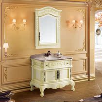 MICAWA MFG-04 Antique Solid Wood Bathroom Cabinet