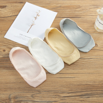Boat socks female not to follow pure cotton socks bottom Shallow Mouth Invisible Summer Thin silicone Anti Slip Single Shoes High Heel Shoe Socks Jacket