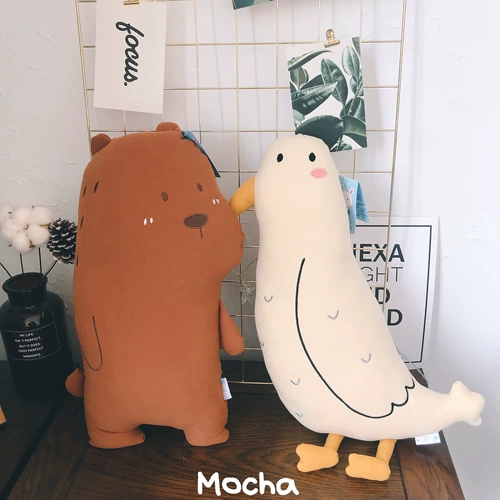 Японская милая кукла, плюшевая подушка для сна, игрушка, лиса, енот, с медвежатами, подарок на день рождения